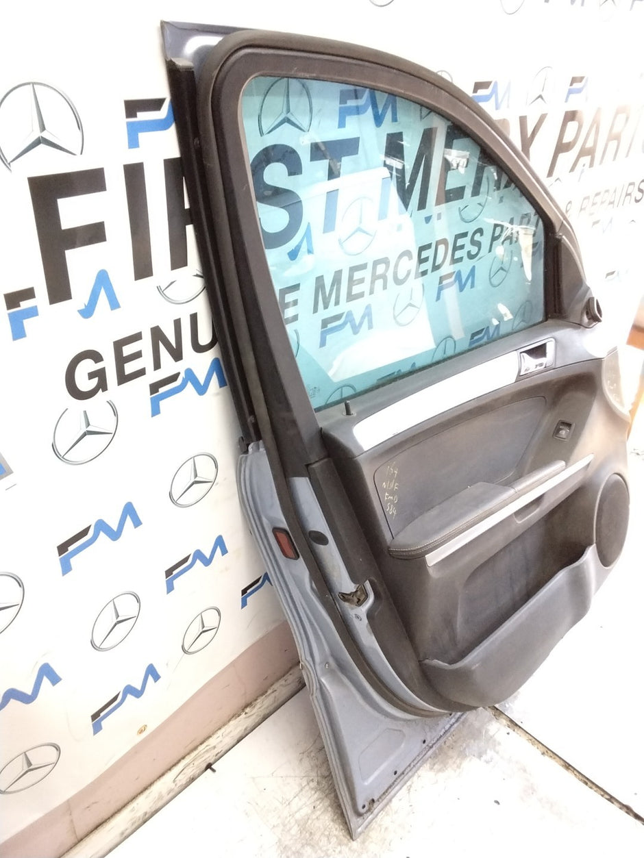 MERCEDES M-CLS W164  PASSENGER FRONT DOOR NSF SILVER 2005- 11 COMPLETE FMD584