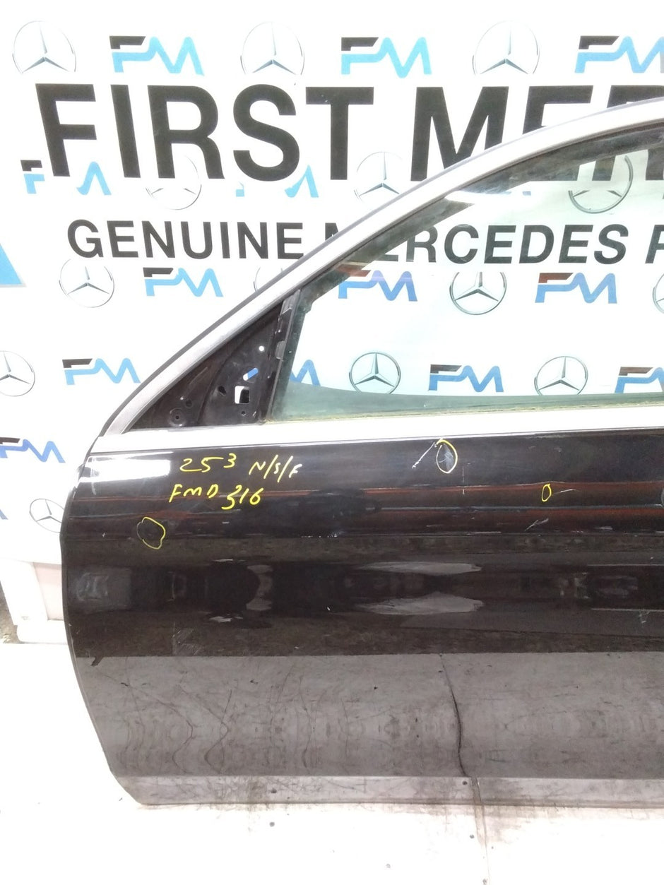 MERCEDES BENZ GLC X253 PASSENGER FRONT DOOR NSF BLACK 2016 ON COMPLETE FMD316
