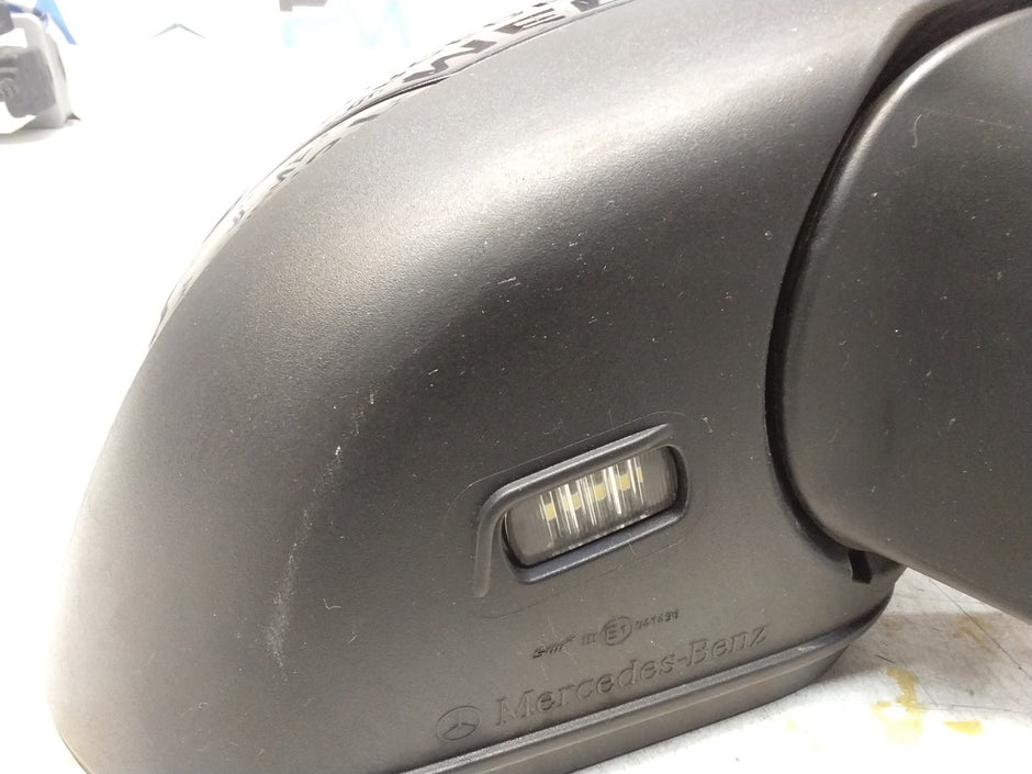 MERCEDES A-CLASS  W177 DRIVER SIDE WING MIRROR A1778101200 BLACK FMM27
