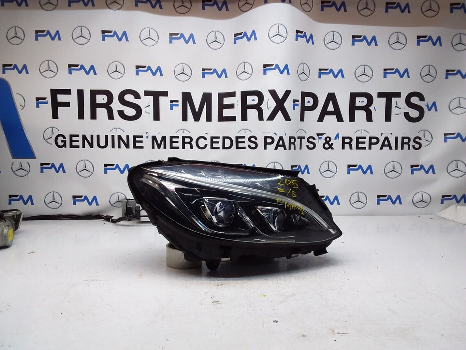 2016 MERCEDES C CLASS W205 COMPLETE HEADLIGHT LED  DRIVER OS A2059069601 FMH91