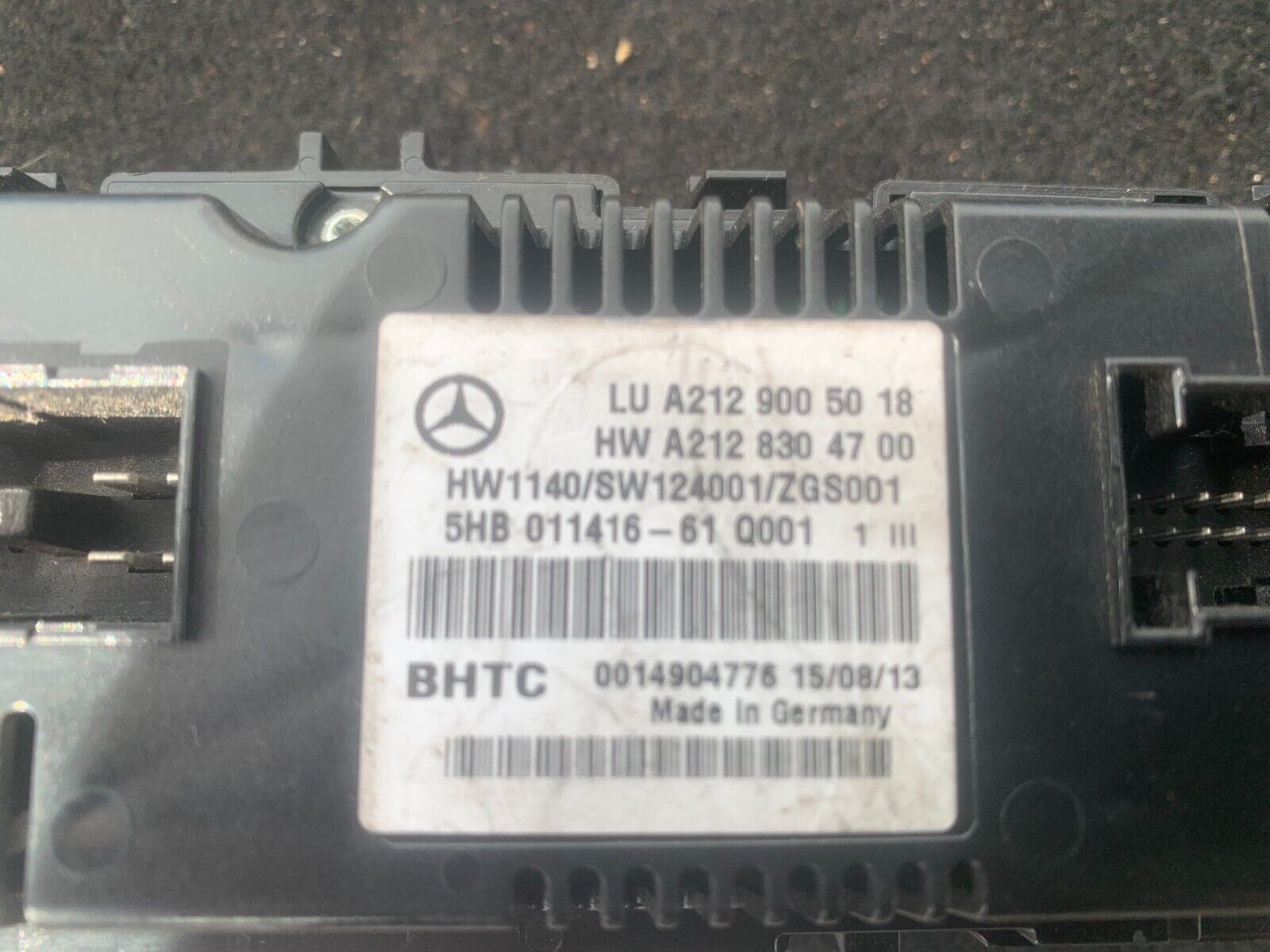 MERCEDES BENZ E CLASS 212 SERIES 2009-2016 HEATER/AC CONTROLLER AUTOMATIC
