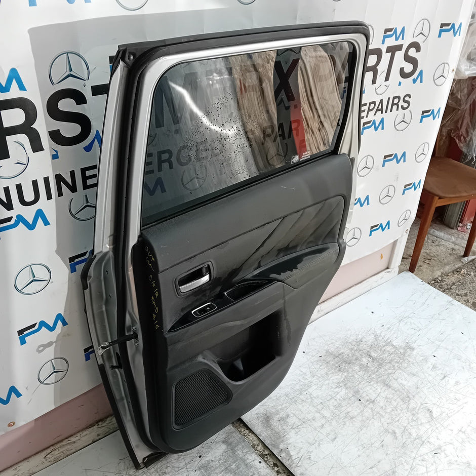 MITSUBISHI OUTLANDER MK3 DRIVER SIDE REAR DOOR OSR 2013 SILVER FMD416