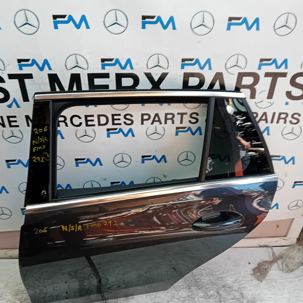 MERCEDES C-CLASS W206 EST PASSENGER REAR DOOR NSR BLACK 2017-20 COMPLETE FMD292