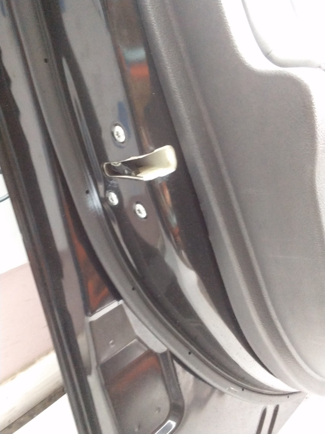 MITSUBISHI OUTLANDER PASSENGER SIDE FRONT DOOR N/S/F COMPLETE BLACK FMD53