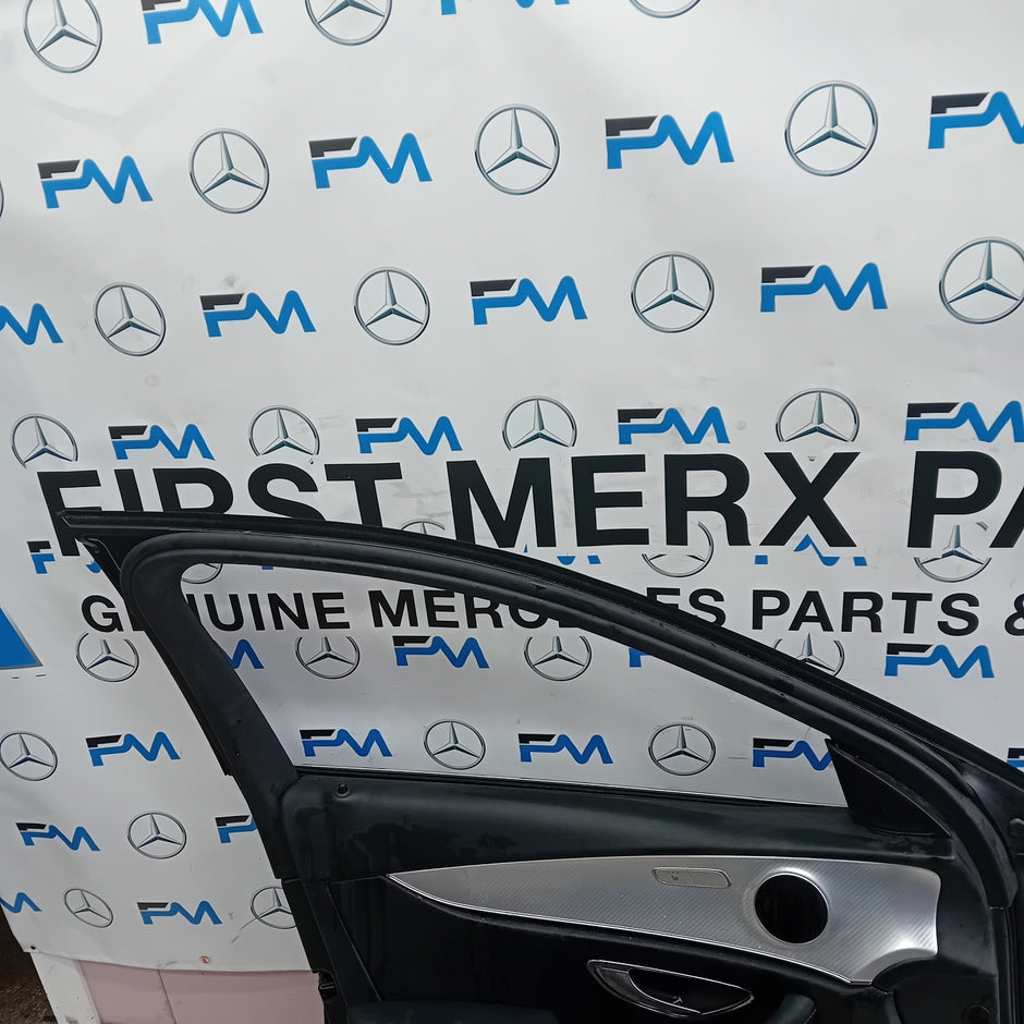 MERCEDES E-CLASS W213 PASSENGER SIDE FRONT DOOR N/S/F BLUE COMPLETE FMD137