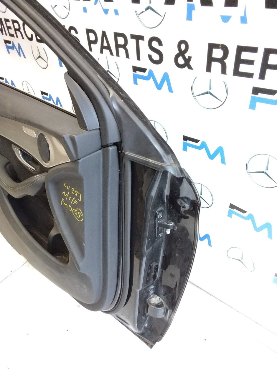 MERCEDES BENZ GLC W253 PASSENGER SIDE FRONT DOOR N/S/F COMPLETE BLACK FMD65