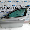 MERCEDES BENZ C-CLASS W205 PASSENGER SIDE FRONT DOOR N/S/F COMPLETE SILVER FMD45