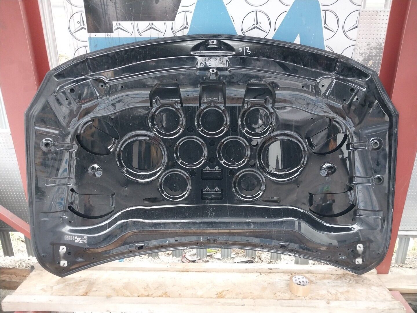MERCEDES BENZ GLA CLASS 2013-2019 W156 FRONT BONNET HOOD IN BLACK 191 