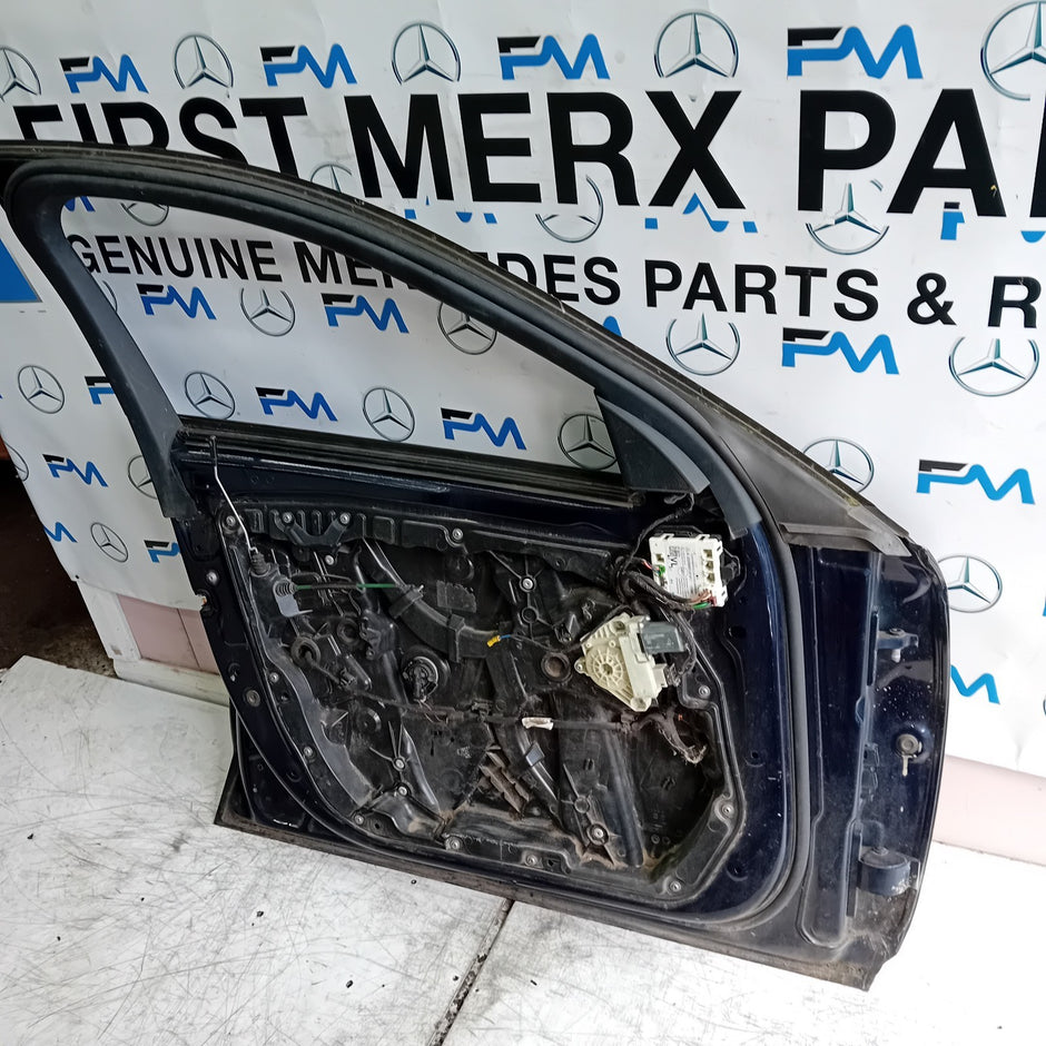 MERCEDES C-CLASS W205 PASSENGER FRONT DOOR NSF BLUE 2014 ON FMD230