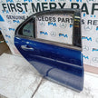 MERCEDES C-CLASS W205 DRIVER REAR DOOR NSR 2014 ON BLUE COMPLETE FMD384