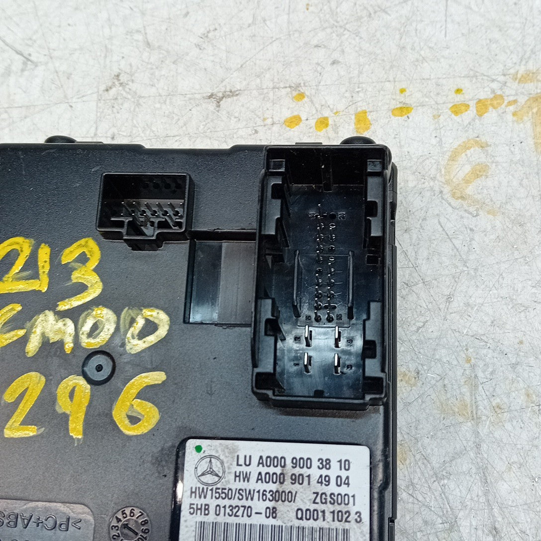 MERCEDES E-CLASS 2016 W213 AIR CONDITIONING CONTROL MODULE A0009003810 FM001296