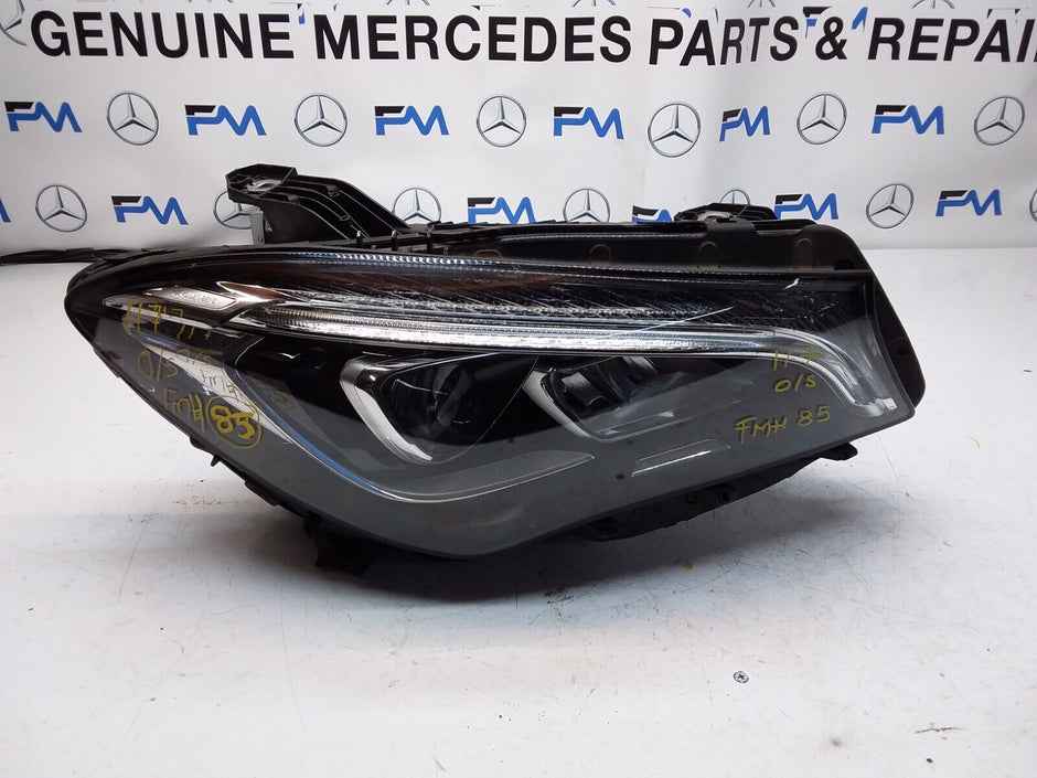 MERCEDES W117 CLA 13-19 DRIVER O/S HEADLIGHT A1178207061 FMH85 LED HIGH PERFORM