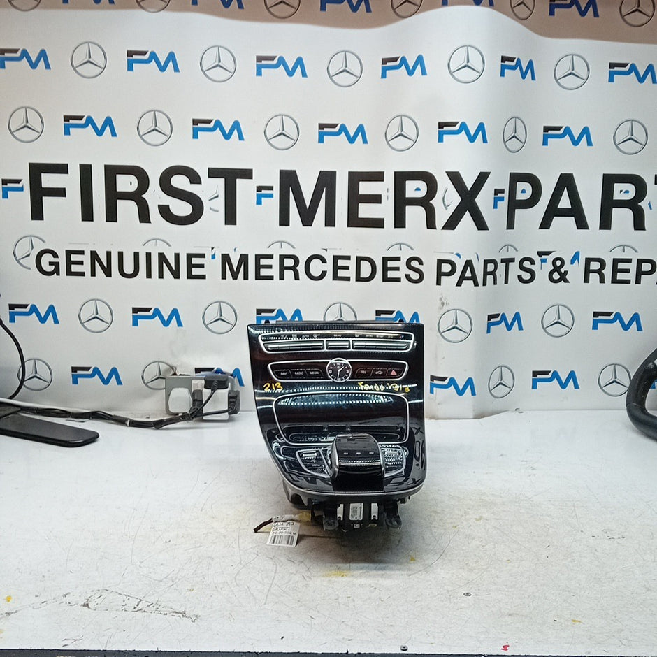  MERCEDES E-CLASS W213 CLIMATE & CENTRE CONSOLE A2138100815  COMPLETE FM001313