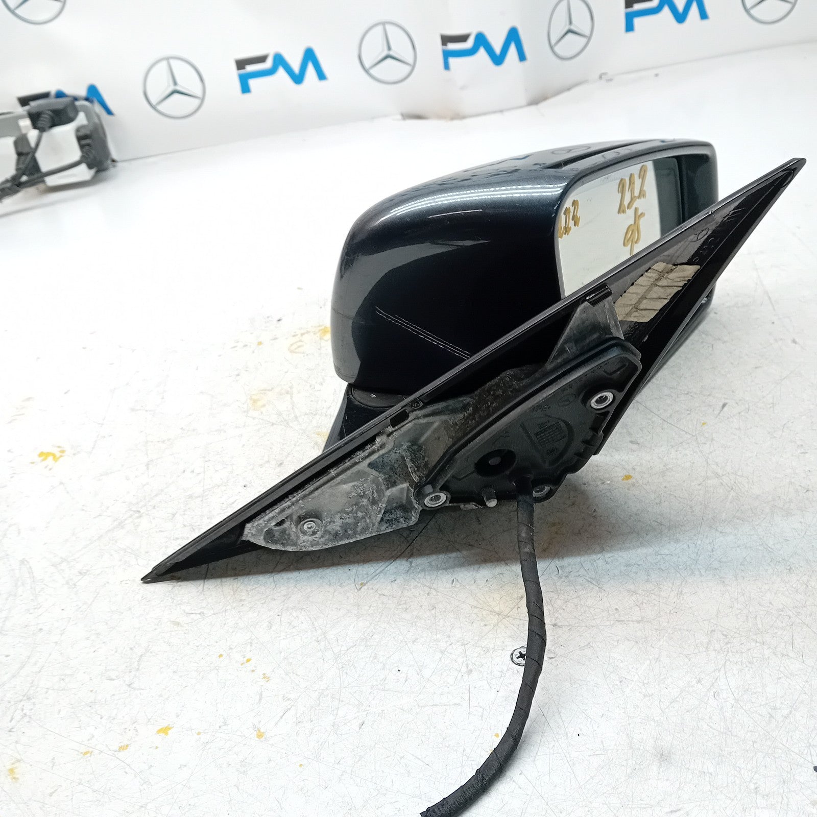 MERCEDES BENZ  E-CLASS  W212 DRIVER SIDE WING MIRROR GREY A2129101016 PL FMM43
