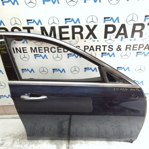 MERCEDES BENZ  E-CLASS W213 SLN DRIVER FRONT DOOR OSF BLUE 2016-20  FMD580