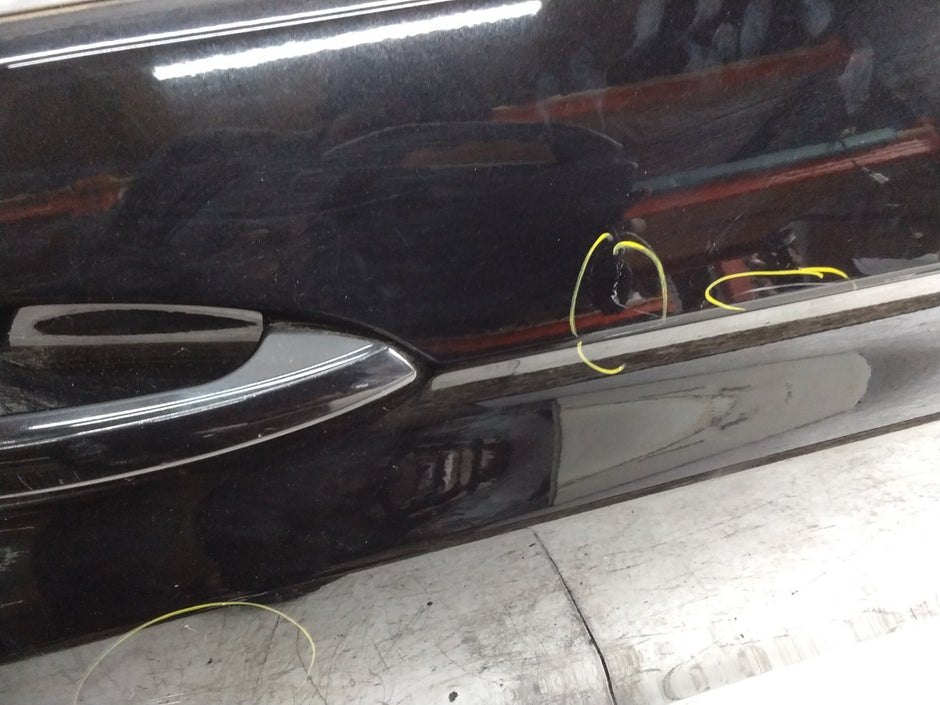 MERCEDES E-CLASS W212 DRIVER REAR DOOR OSR BLACK 2009-16 COMPLETE FMD343