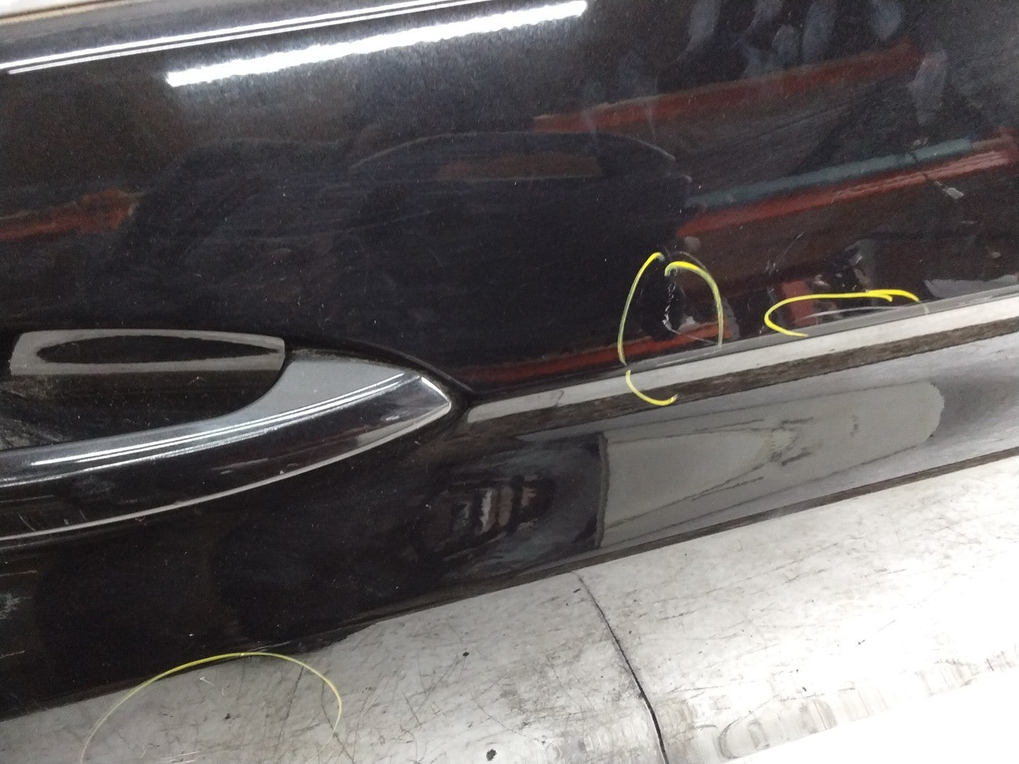 MERCEDES E-CLASS W212 DRIVER REAR DOOR OSR BLACK 2009-16 COMPLETE FMD343