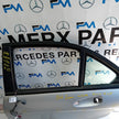 MERCEDES BENZ C-CLASS W204 PASSENGER REAR DOOR NSR SILVER 2008-14 FMD465