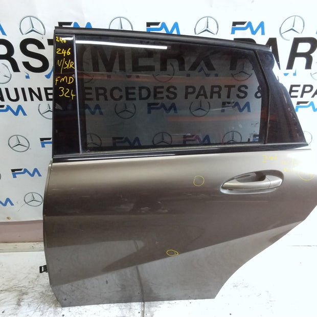 MERCEDES B-CLASS W246 DRIVER REAR DOOR OSR BROWN 2012-19 COMPLETE FMD324