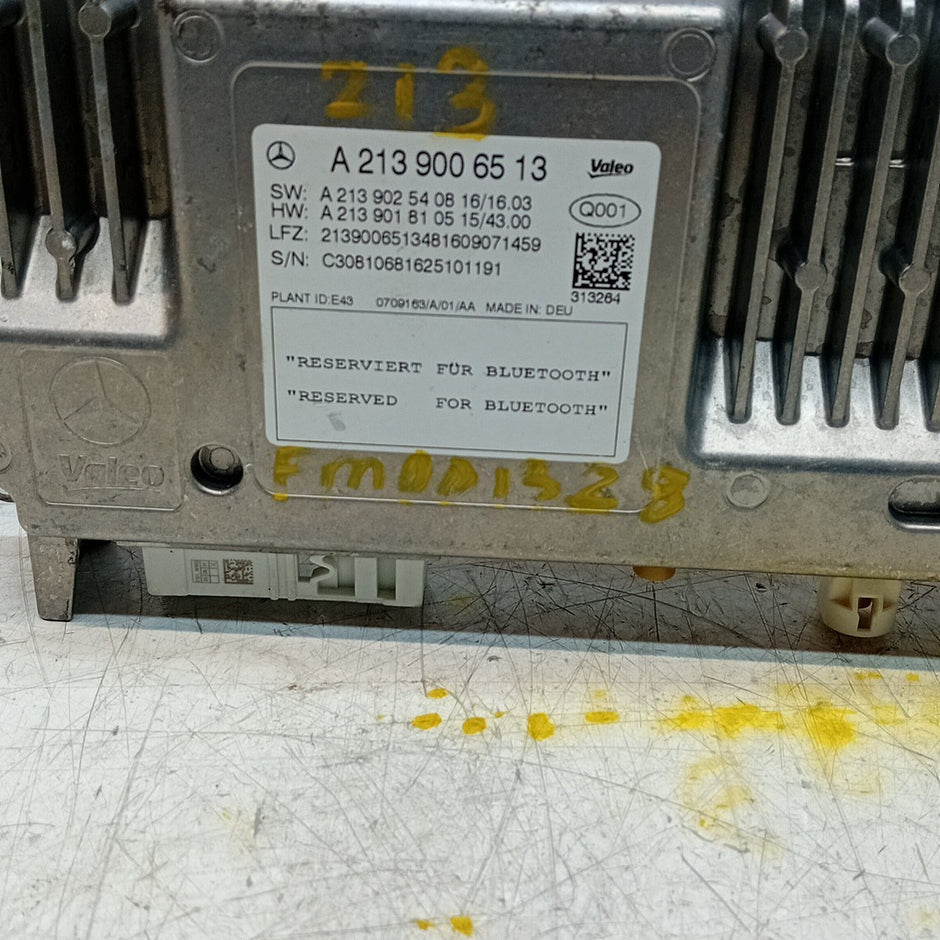 MERCEDES C-CLASS W213 BLUETOOTH PARKING CONTROL MODULE 2016 A2139006513 FM001328