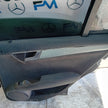 MERCEDES C-CLASS W204 SLN DRIVER REAR DOOR OSR BLUE 2008-14 COMPLETE FMD458