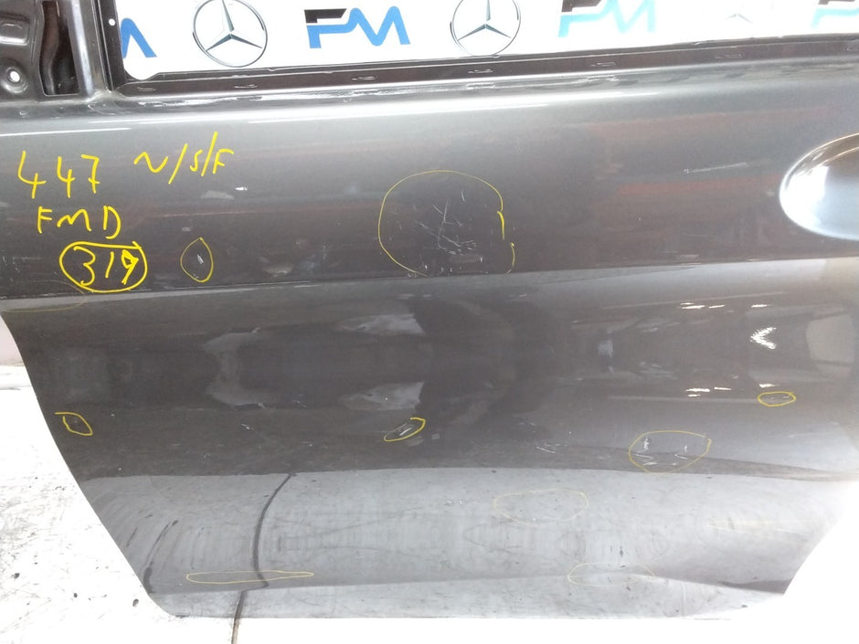 MERCEDES BENZ VITO W447 PASSENGER SIDE FRONT DOOR NSF GREY 2014 ON FMD319