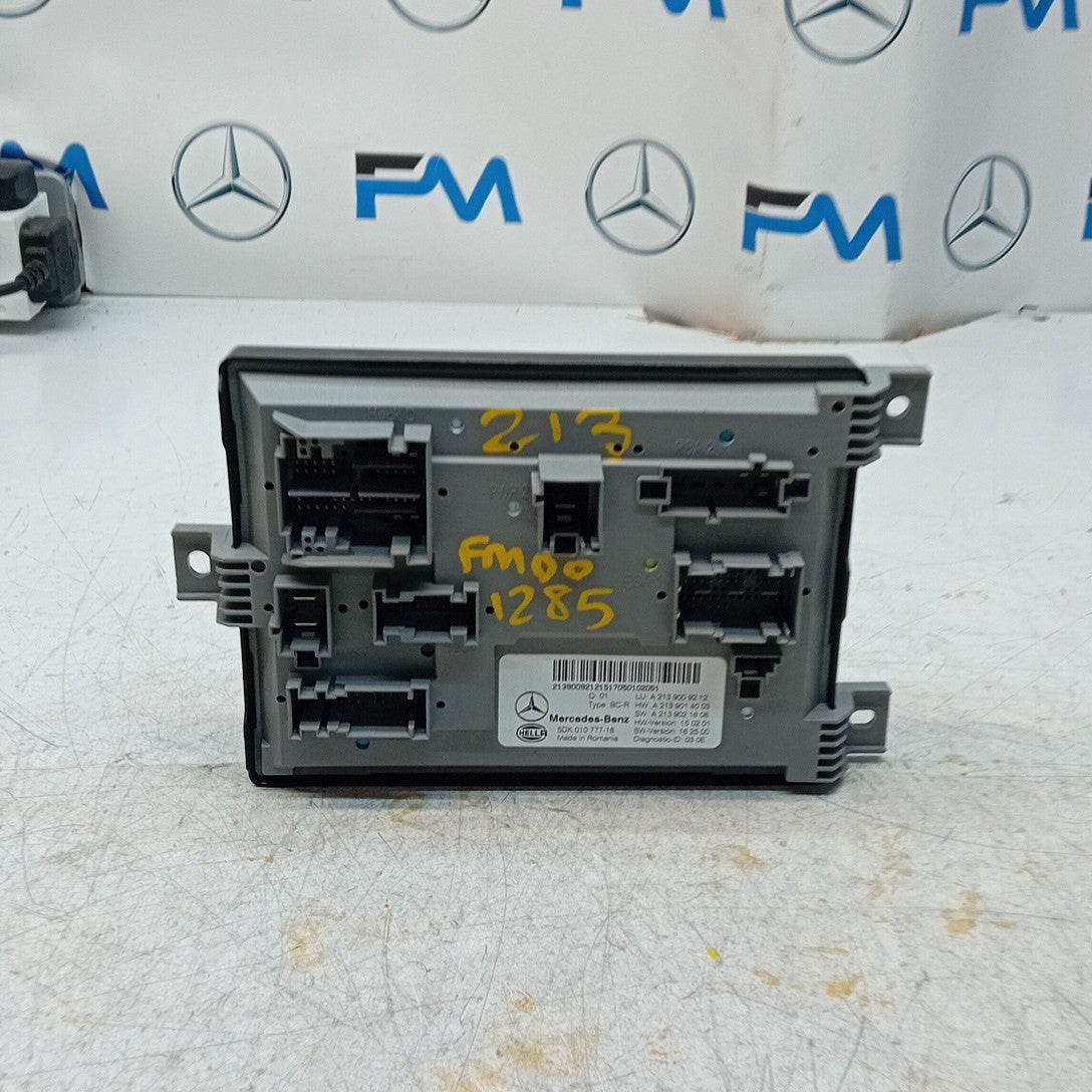 MERCEDES E-CLASS REAR SAM CONTROL MODULE W213 A2139009212 FM001285