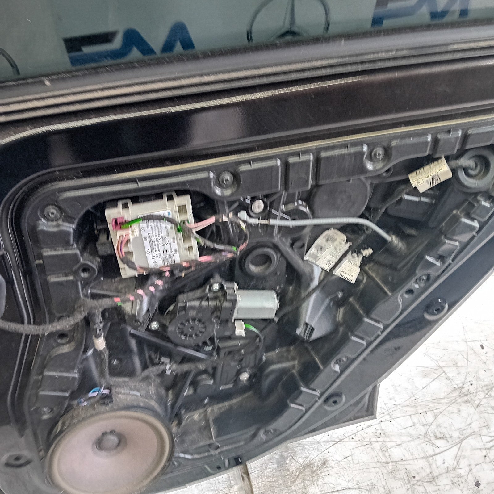MERCEDES BENZ A-CLASS W177 DRIVER REAR DOOR O/S/R GREY 2018 ONWARDS FMD154