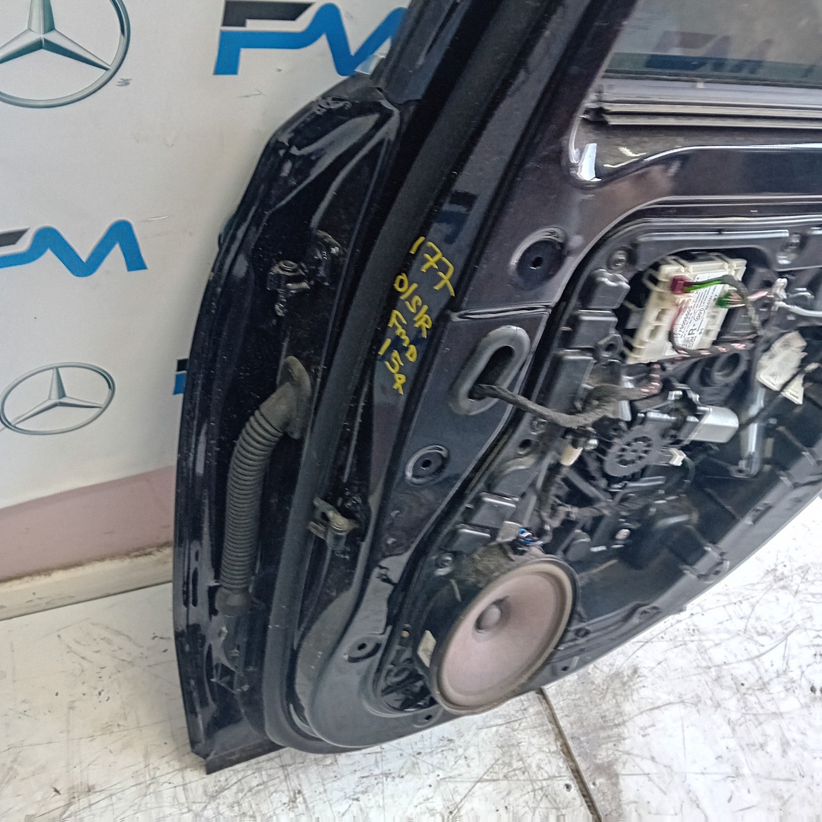 MERCEDES BENZ A-CLASS W177 DRIVER REAR DOOR O/S/R GREY 2018 ONWARDS FMD154