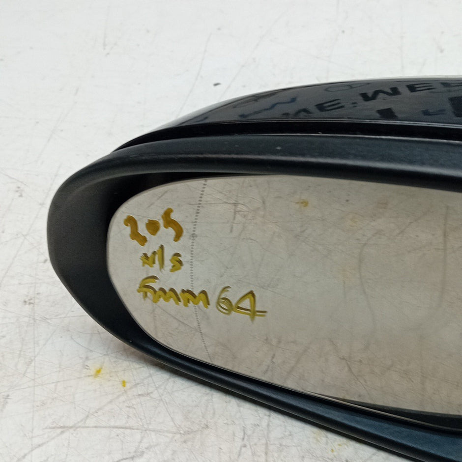 MERCEDES C-CLASS W205 PASSENGER  WING MIRROR NSF BLACK 2014 PL A2058101916 FMM64