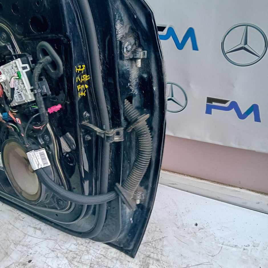 MERCEDES BENZ A-CLASS W177 PASSENGER SIDE FRONT DOOR N/S/F BLACK  FMD146
