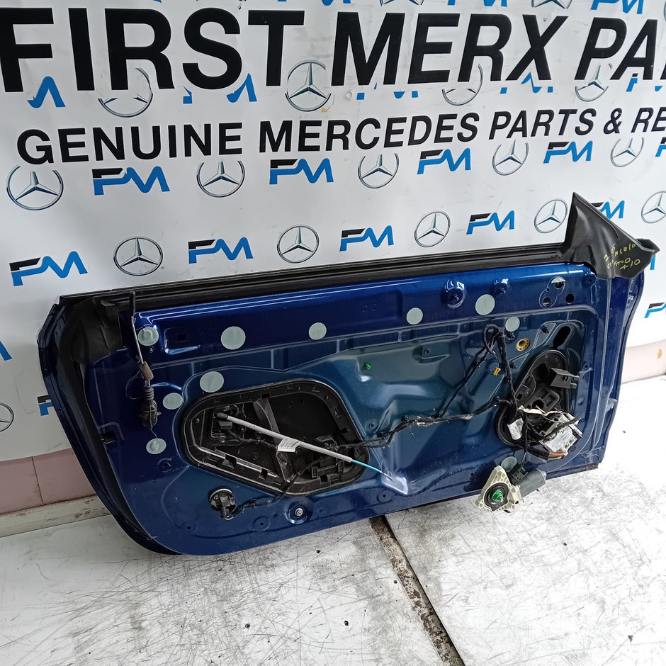MERCEDES C-CLASS W205 CP PASSENGER FRONT DOOR NSF 2016 ON BLUE FMD410