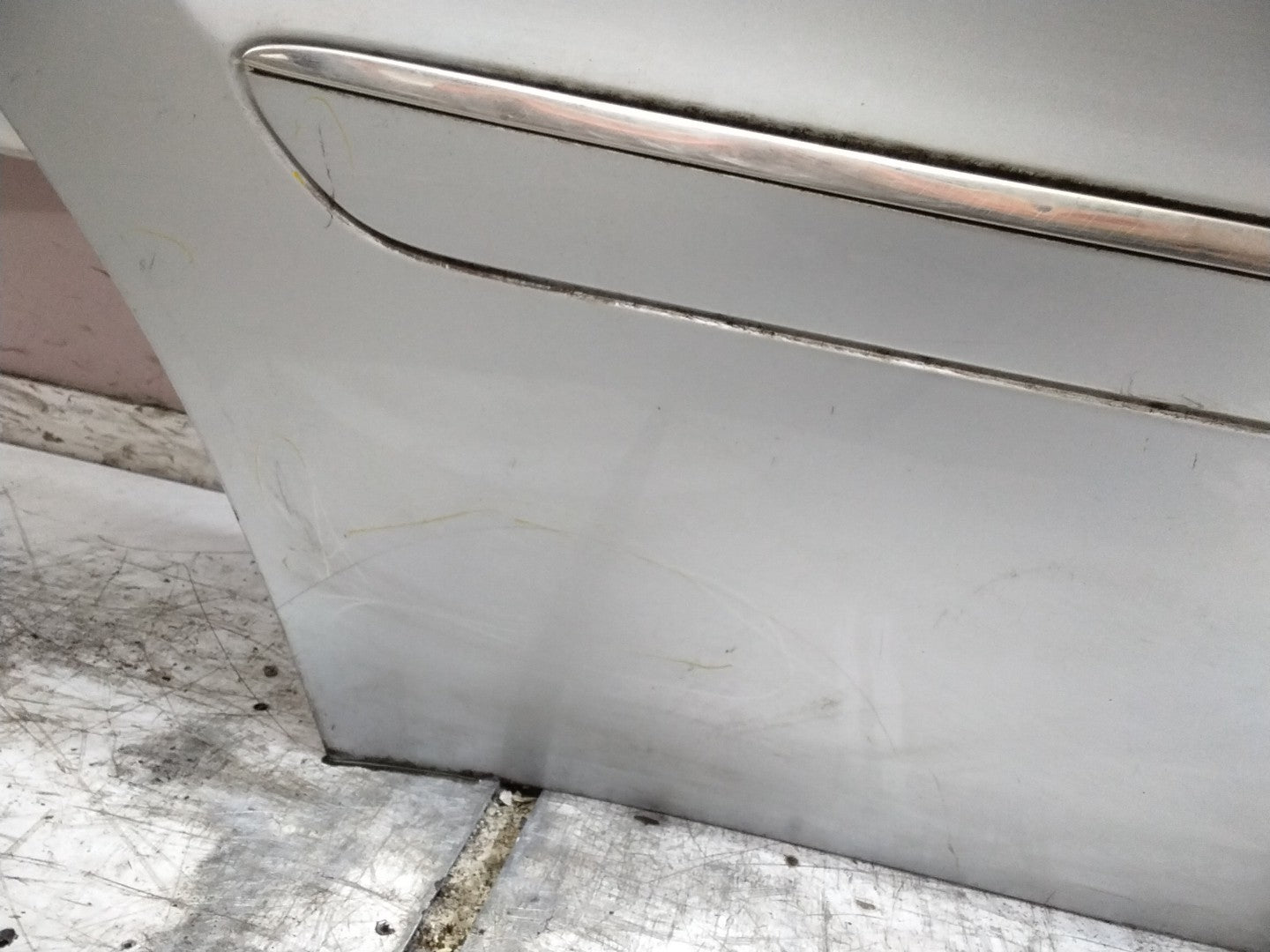 MERCEDES M-CLASS W164  DRIVER REAR DOOR OSR SILVER 2005-11 FMD571