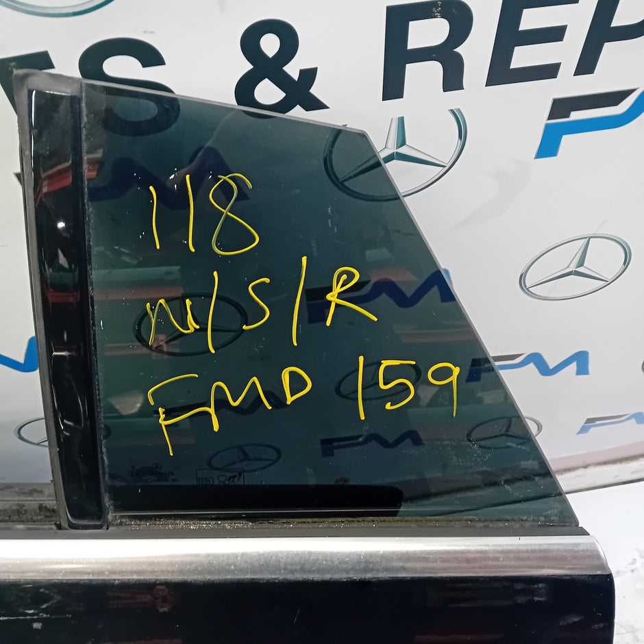 MERCEDES CLA W118 PASSENGER REAR DOOR N/S/R BLACK 2019 ONWARDS COMPLETE FMD159