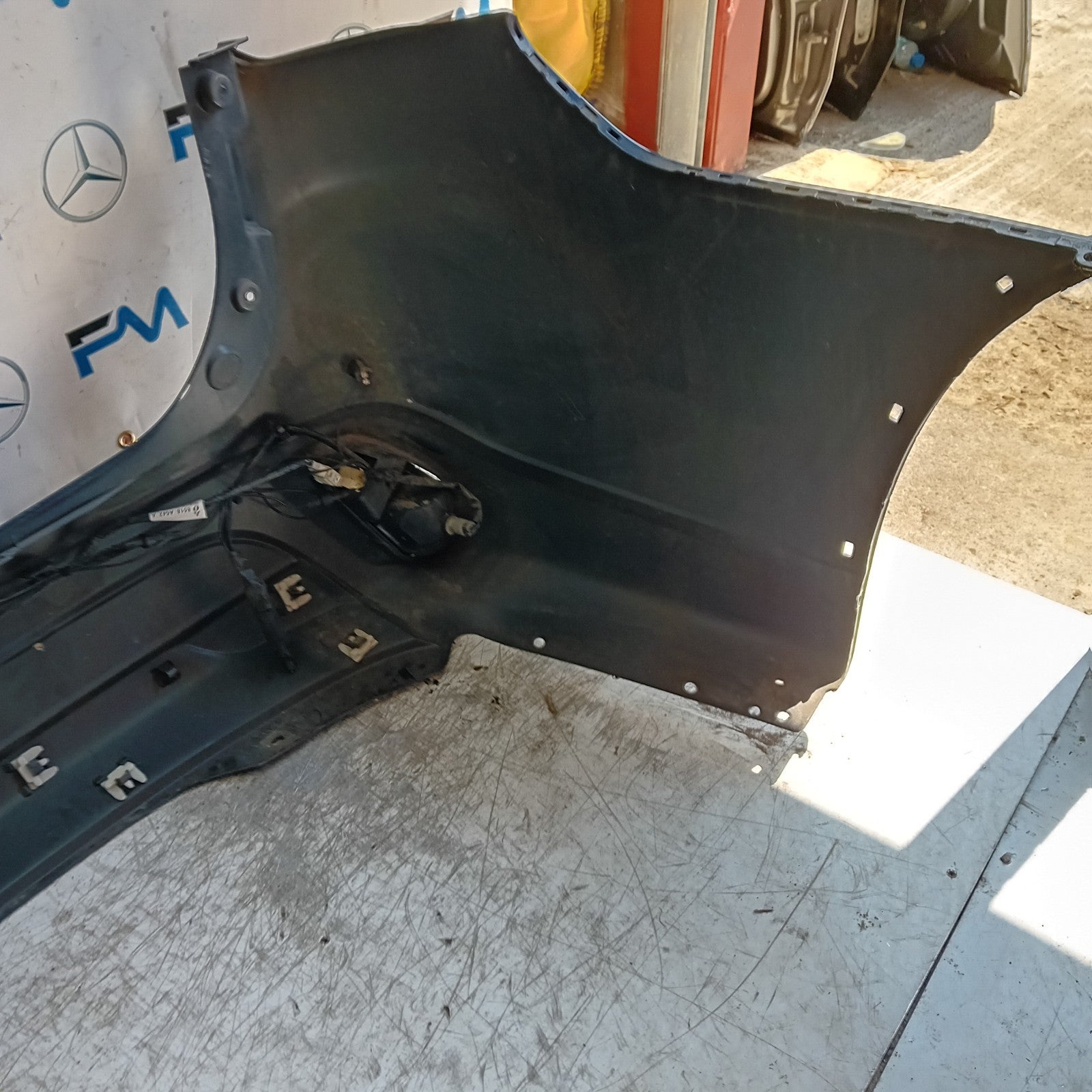 MITSUBISHI OUTLANDER MK3 REAR BUMPER BLUE 2013 COMPLETE FMX105