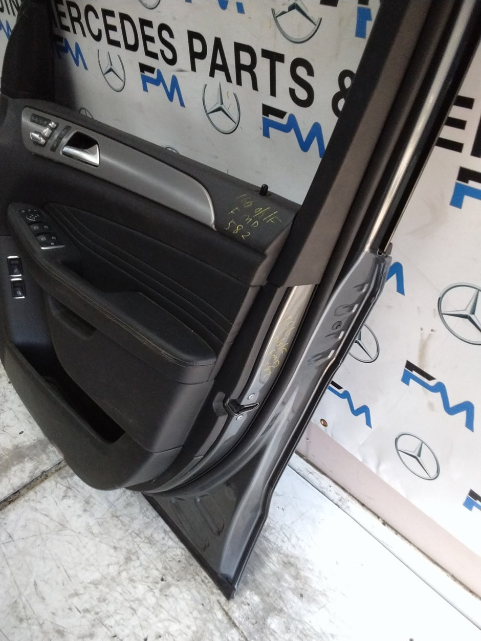 MERCEDES M-CLS W166  DRIVER REAR DOOR OSF GREY 2011-15 COMPLETE FMD582