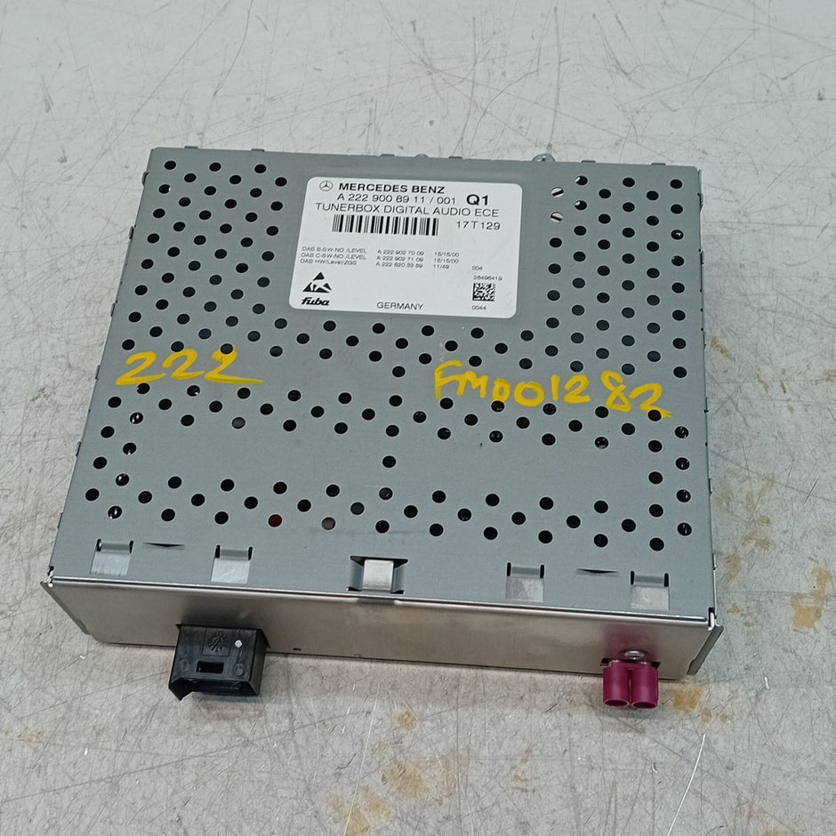 MERCEDES BENZ S-CLASS W222  2014-2021  RADIO TUNER BOX  A2229008911 FM001282