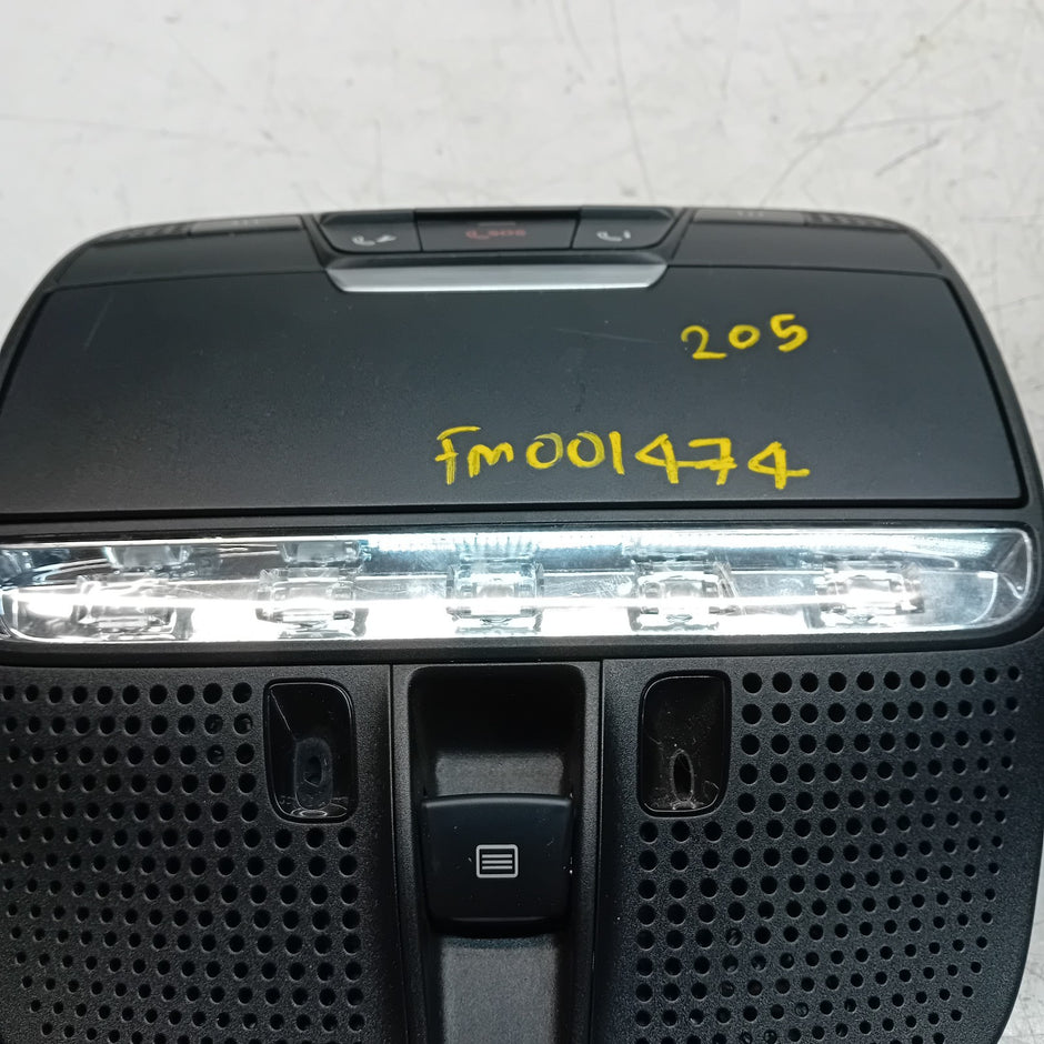 MERCEDES BENZ  C-CLASS W205 MHEV INTERIOR LIGHT A0009002507 2014 ON FM001474