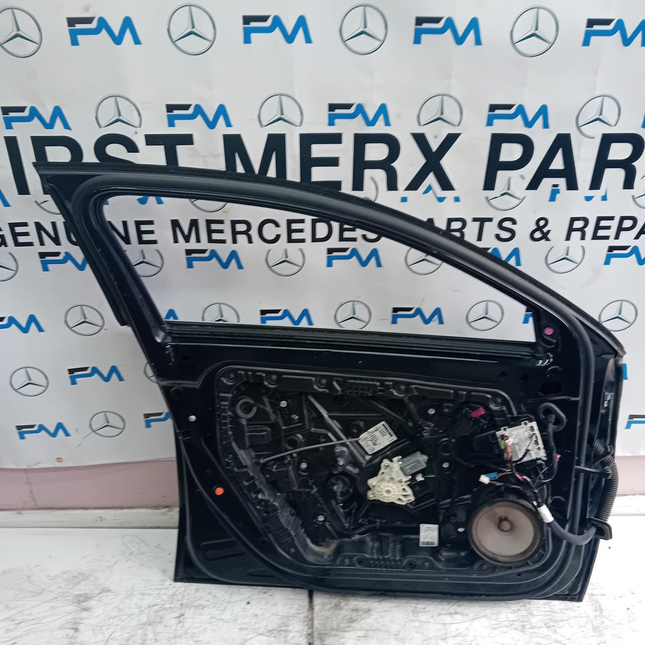 MERCEDES BENZ A-CLASS W177 PASSENGER SIDE FRONT DOOR N/S/F BLACK  FMD146