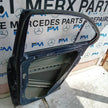 MERCEDES C-CLASS W204 SLN DRIVER REAR DOOR OSR BLUE 2009-2014 FMD438