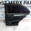 MERCEDES BENZ C-CLASS W204  DRIVER REAR DOOR OSR BLACK 2008-14 COMPLETE FMD236