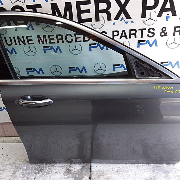 MERCEDES E-CLS W213 SLN DRIVER FRONT DOOR OSF GREY 2016-23 COMPLETE FMD612