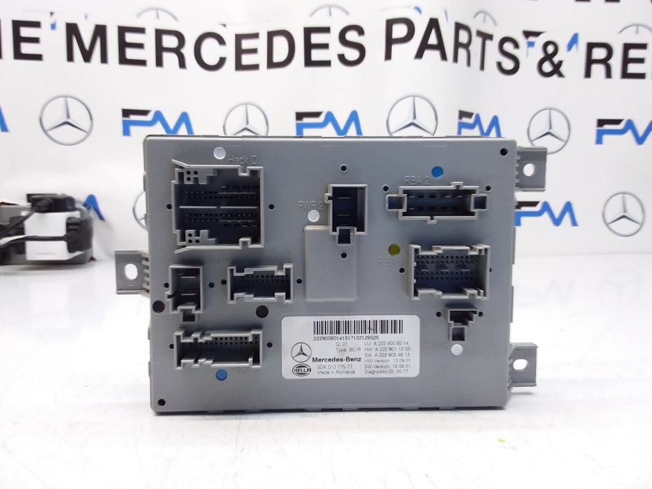 MERCEDES S-CLASS REAR SAM CONTROL MODULE W222 A2229006014 FM00380
