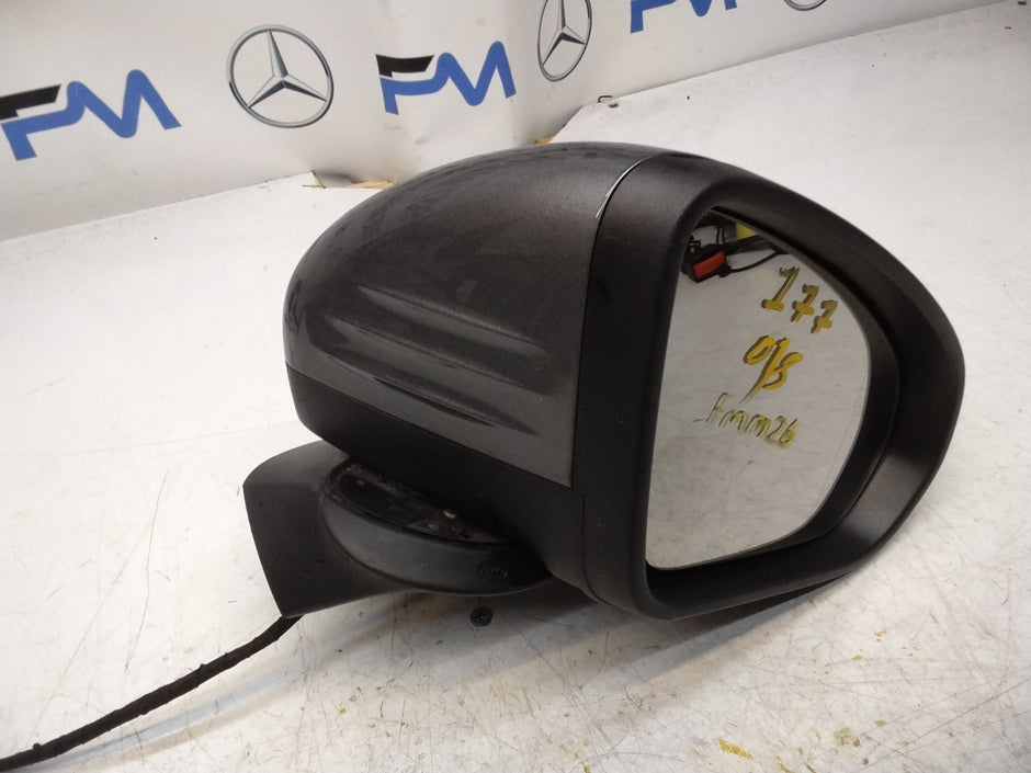 MERCEDES A-CLASS  W177 DRIVER SIDE WING MIRROR A1778100400 GREY FMM26