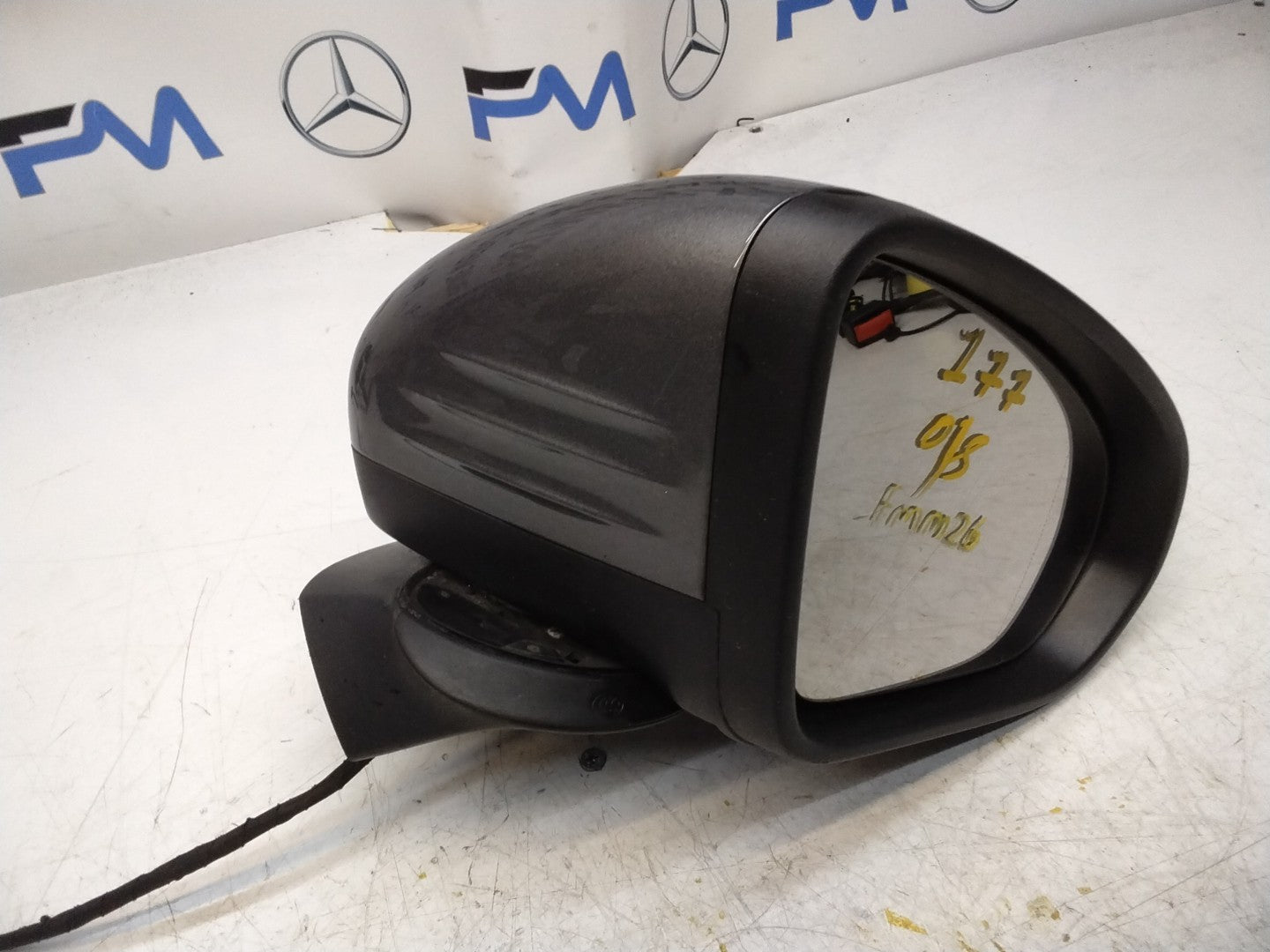 MERCEDES A-CLASS  W177 DRIVER SIDE WING MIRROR A1778100400 GREY FMM26