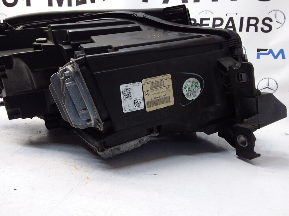 18 MERCEDES GLE W166 COMPLETE FACELIFT HEADLIGHT PASSENGER NS A1669064103 FMH109