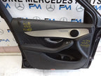 MERCEDES BENZ GLC W253 PASSENGER SIDE FRONT DOOR N/S/F COMPLETE BLACK FMD65