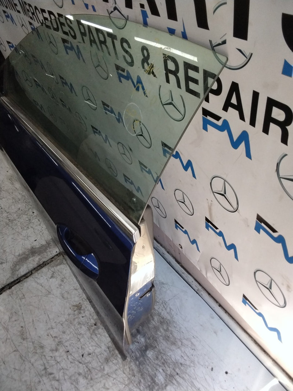 MERCEDES BENZ E-CLS W207  PASSENGER FRONT DOOR NSF BLUE 2009-16  FMD593