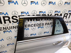 MERCEDES BENZ E-CLASS W213 PASSENGER SIDE REAR DOOR N/S/R COMPLETE SILVER FMD101