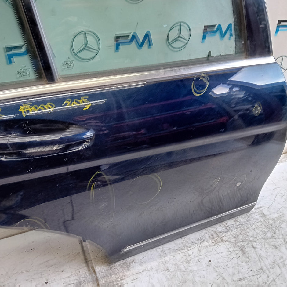 MERCEDES BENZ C-CLASS S204 ESTATE DRIVER REAR DOOR OSR BLUE 2008- 2014 FMD205